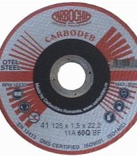 Disc abraziv pentru taierea metalului 125X1.5X22.2 mm