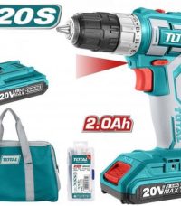 Masina de gaurit cu 2 acumulatori 20V-2.0Ah Li-Ion TOTAL Industrial TDLI20025